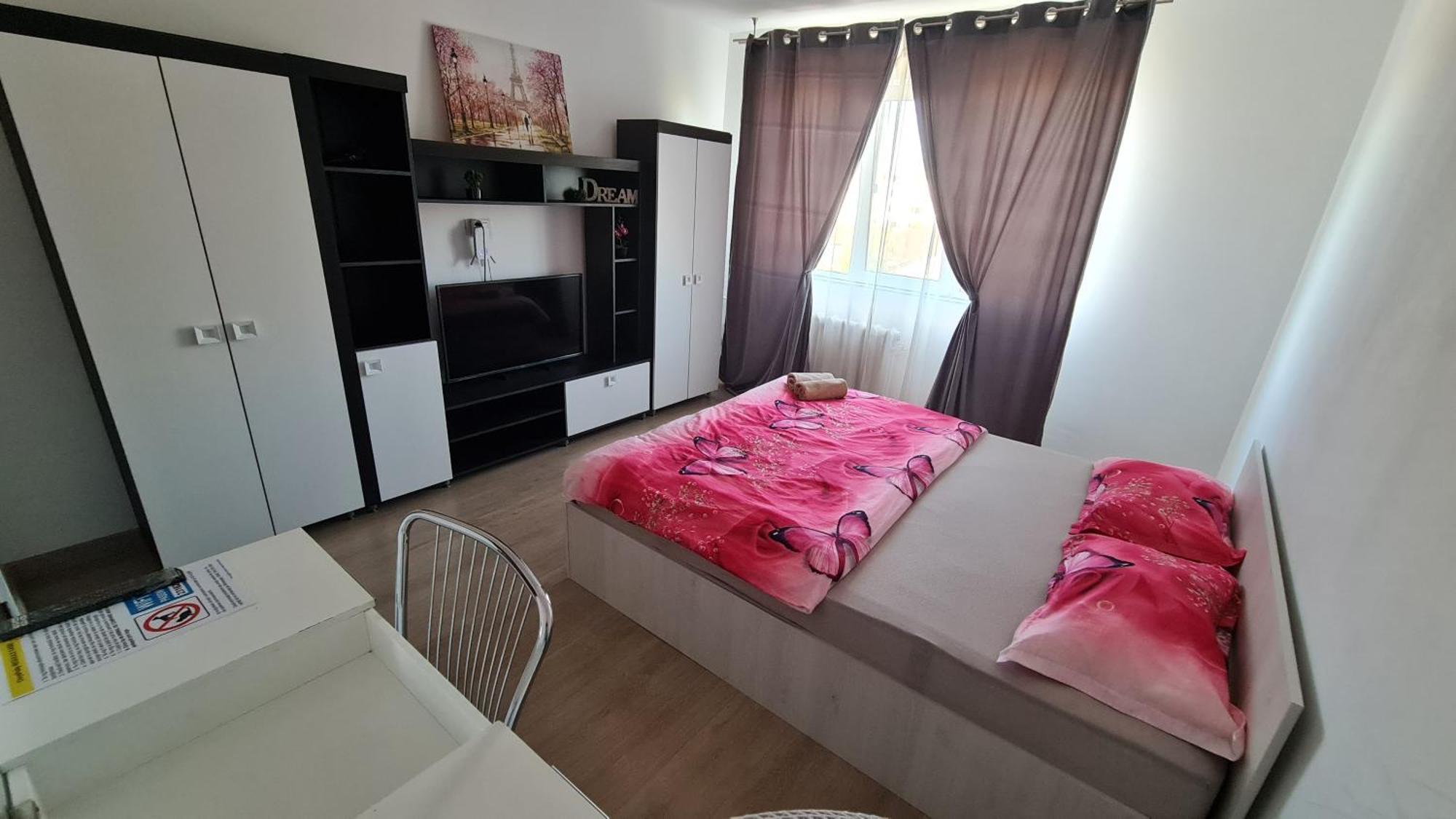Garsoniera 30Mp Chrysflatty1 - Free Netflix Apartment Arad Bagian luar foto